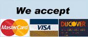 Visa, Mastercard, and Discover